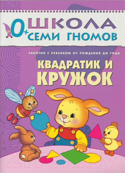 Изображение товара Развивающая книга Мозаика-Синтез Первый год обучения. Квадратик и кружок / МС00224 (Денисова Д.)