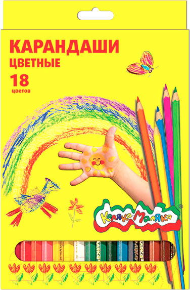Изображение товара Набор цветных карандашей Каляка-Маляка ККМ18 (18цв)