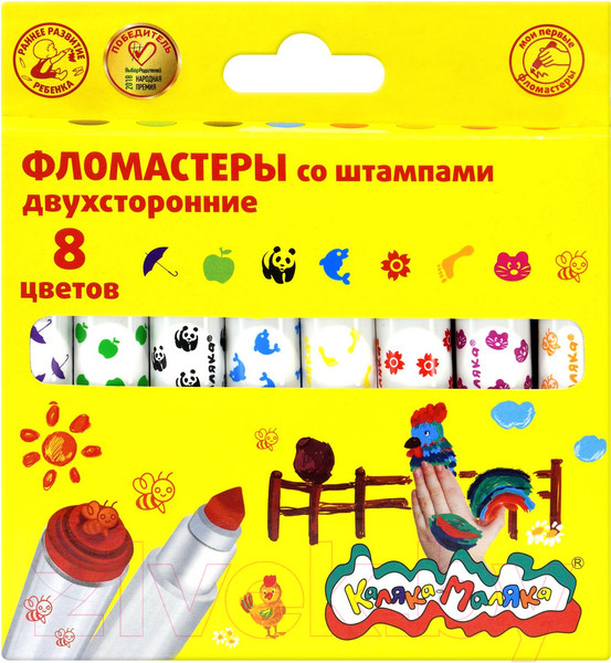 Изображение товара Фломастеры Каляка-Маляка ФШКМ-08 (8цв)