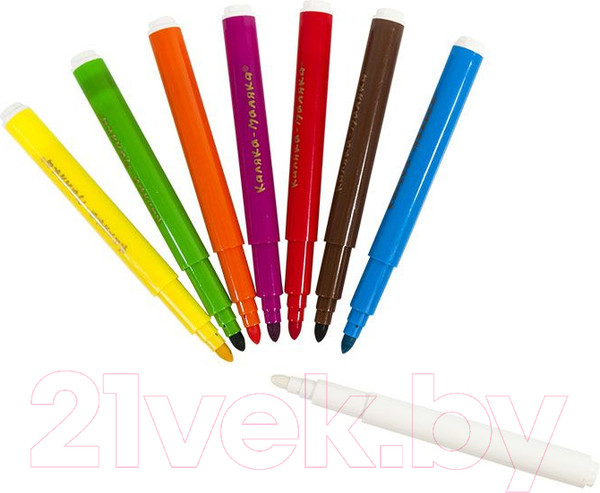 Изображение товара Фломастеры Каляка-Маляка ФИКМ08 (7цв)