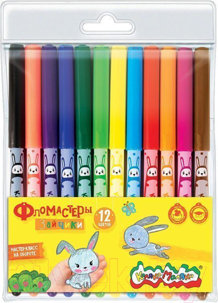 Изображение товара Фломастеры Каляка-Маляка ФПРКМ12 (12цв)