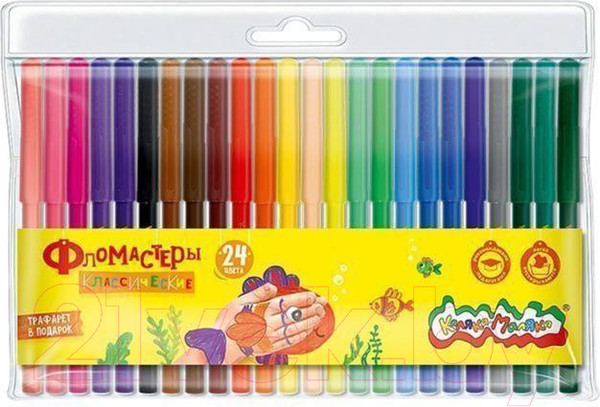 Изображение товара Фломастеры Каляка-Маляка ФКМ24 (24цв)