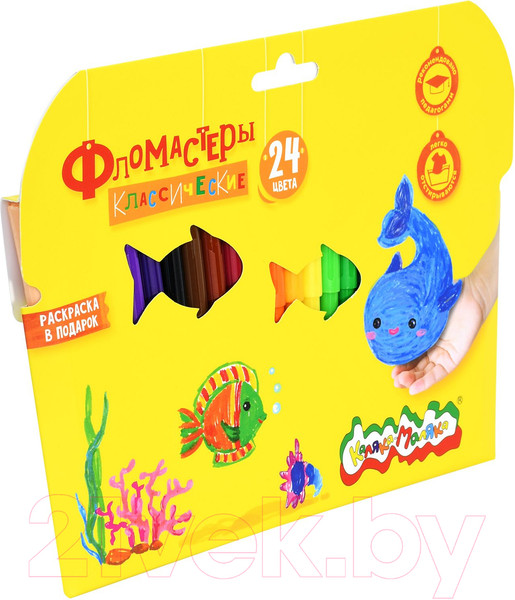 Изображение товара Фломастеры Каляка-Маляка ФКРКМ24 (24цв)