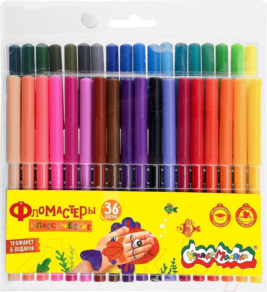 Изображение товара Фломастеры Каляка-Маляка ФКМ36 (36цв)
