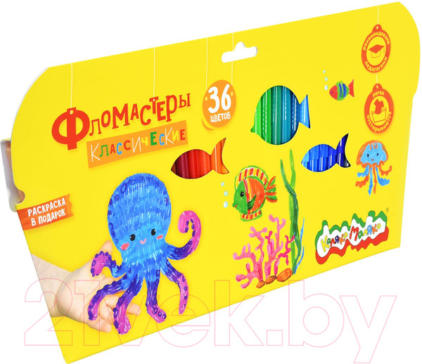 Изображение товара Фломастеры Каляка-Маляка ФКРКМ36 (36цв)