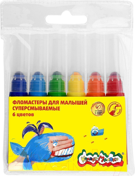 Изображение товара Фломастеры Каляка-Маляка ФСКМ06 (6цв)
