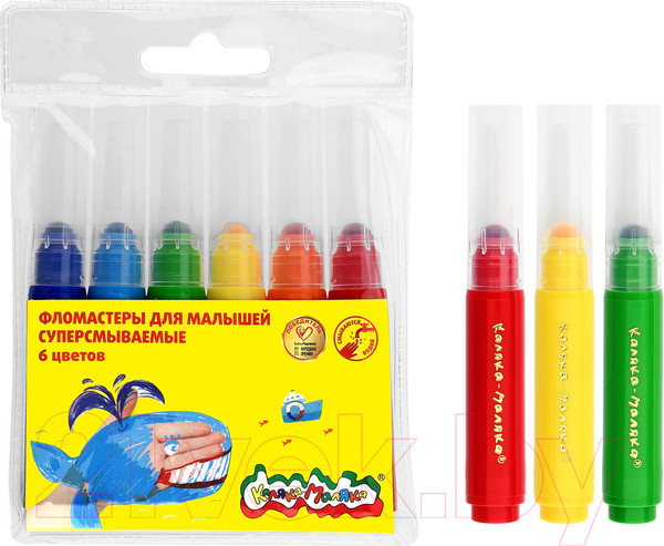 Изображение товара Фломастеры Каляка-Маляка ФСКМ06 (6цв)
