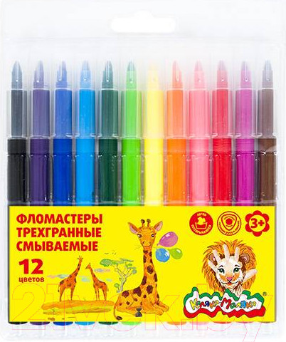 Изображение товара Фломастеры Каляка-Маляка ФТГКМ12 (12цв)