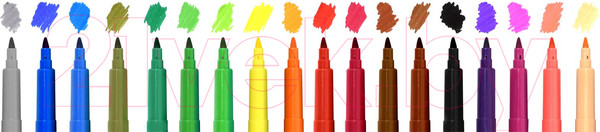 Изображение товара Фломастеры Каляка-Маляка ФТГКМ18 (18цв)