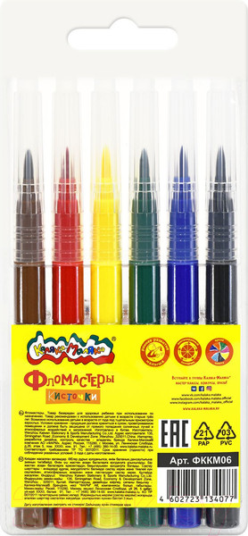 Изображение товара Фломастеры Каляка-Маляка ФККМ06 (6цв)