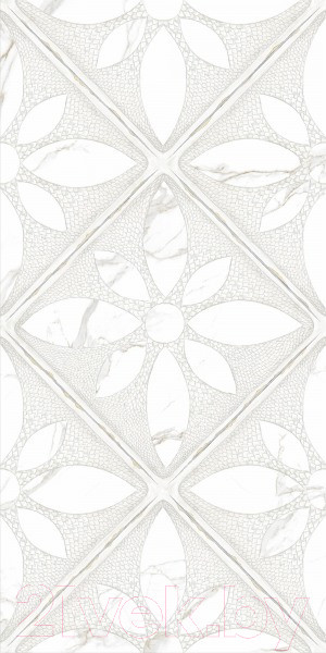 Изображение товара Декоративная плитка Beryoza Ceramica Alcazar Fresco белый (600x300)