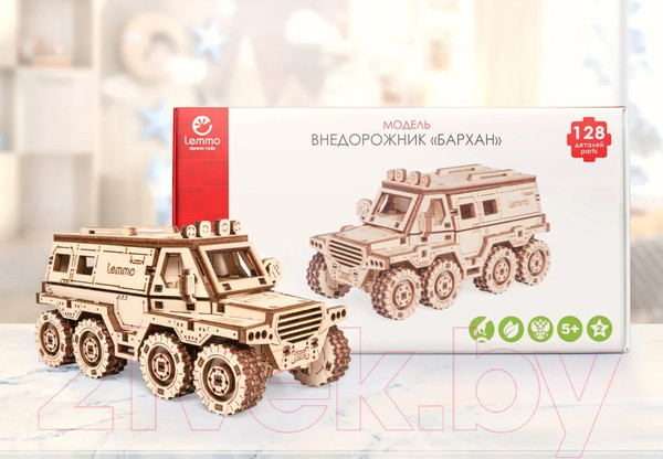 Изображение товара Сборная модель Lemmo Внедорожник Бархан / 01-87