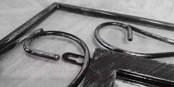 Изображение товара Зеркало Dudo ВЕ-2-2 (черный/серебристый)