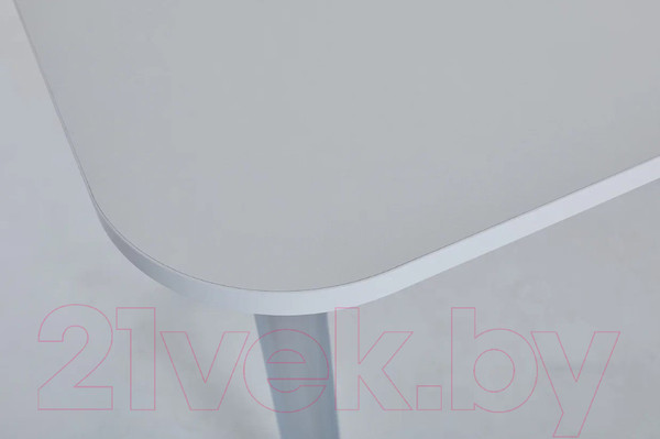 Изображение товара Обеденный стол Senira Р-001-02 (белый матовый/хром)