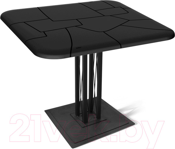 Изображение товара Столешница для стола Sheffilton SHT-TT30 83/83 (черный пластик)