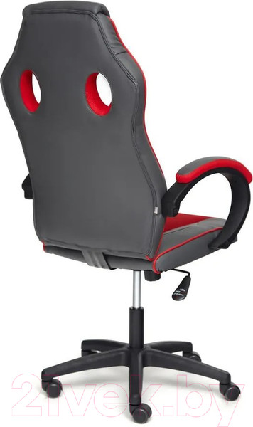 Изображение товара Кресло геймерское Tetchair Racer Gt кожзам/ткань (металлик/красный)