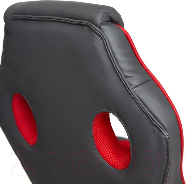 Изображение товара Кресло геймерское Tetchair Racer Gt кожзам/ткань (металлик/красный)