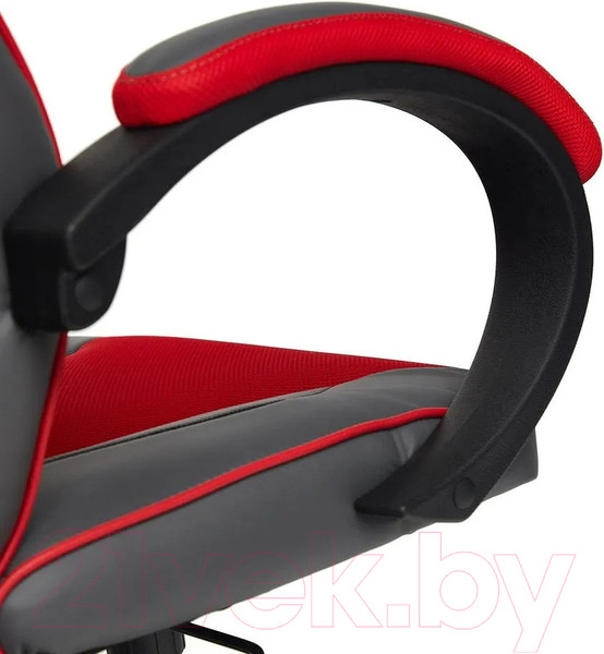 Изображение товара Кресло геймерское Tetchair Racer Gt кожзам/ткань (металлик/красный)
