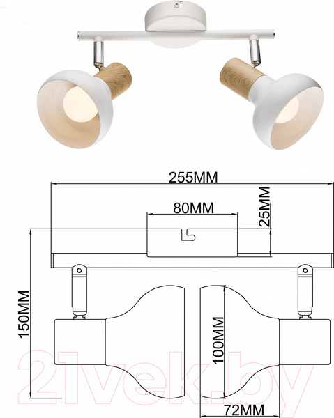 Изображение товара Спот Rivoli Lorena 7052-702 / Б0054686