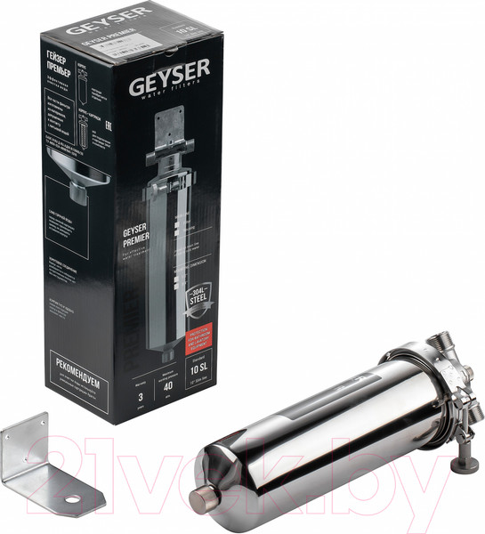 Изображение товара Корпус магистрального фильтра Гейзер Премьер 10SL 3/4"