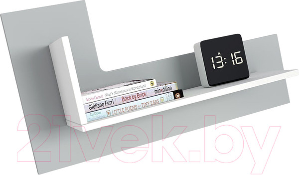 Изображение товара Полка Polini Kids Mirum 3L 800 / 0002091.55 (белый/серый)