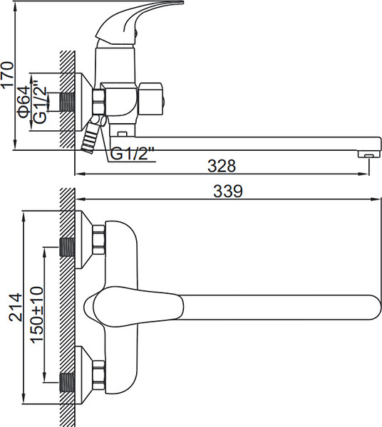 Изображение товара Смеситель Ledeme L2231
