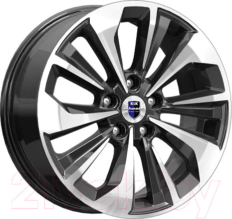 Изображение товара Литой диск K&K Авиор (КС936) 17x7" 5x114.3мм DIA 66.1мм ET 50мм Алмаз черный