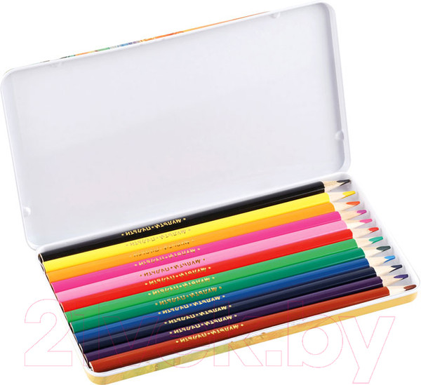 Изображение товара Набор цветных карандашей Мульти-пульти Енот в Исландии / CP_14749 (12 цветов)