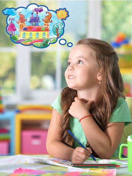 Изображение товара Набор цветных карандашей Мульти-пульти Невероятные приключения / CP_41053 (12 цветов)