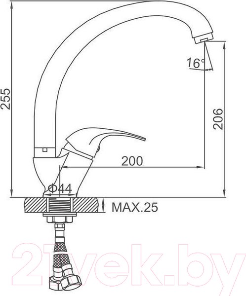 Изображение товара Смеситель Ledeme L5931