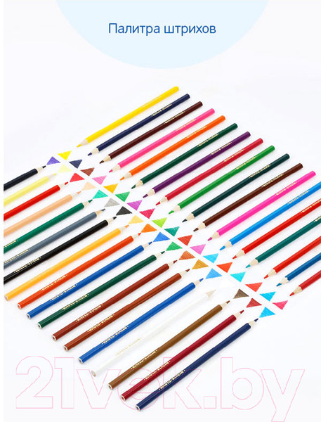 Изображение товара Набор цветных карандашей Мульти-пульти Невероятные приключения / CP_41051 (36 цветов)