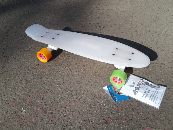 Изображение товара Скейтборд Hudora Skateboard Retro Rainglow 22 / 12134