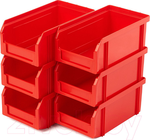 Изображение товара Набор лотков для метизов Стелла-техник V-1-К6 (красный)