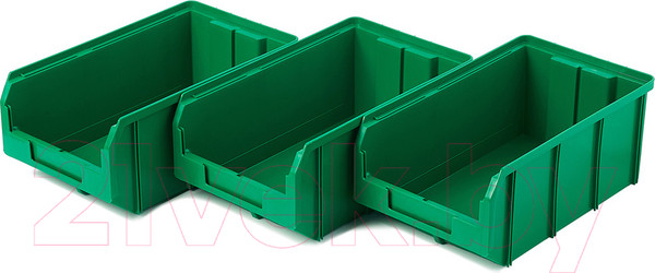 Изображение товара Набор лотков для метизов Стелла-техник V-3-К3 (3шт, зеленый)