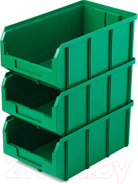 Изображение товара Набор лотков для метизов Стелла-техник V-3-К3 (3шт, зеленый)
