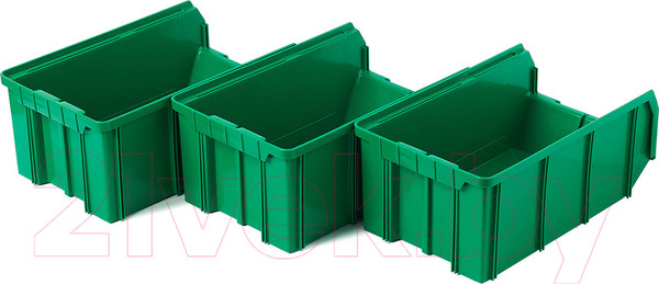 Изображение товара Набор лотков для метизов Стелла-техник V-3-К3 (3шт, зеленый)