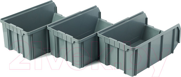 Изображение товара Набор лотков для метизов Стелла-техник V-3-К3 (3шт, серый)