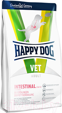 Изображение товара Сухой ветеринарный корм для собак Happy Dog Vet Intestinal Low Fat Adult / 60604 (1кг)