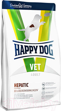 Изображение товара Сухой ветеринарный корм для собак Happy Dog Vet Diet Hepatic Adult / 61032 (4кг)