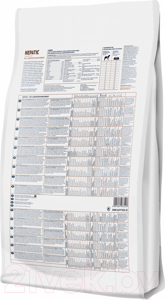 Изображение товара Сухой ветеринарный корм для собак Happy Dog Vet Diet Hepatic Adult / 61032 (4кг)