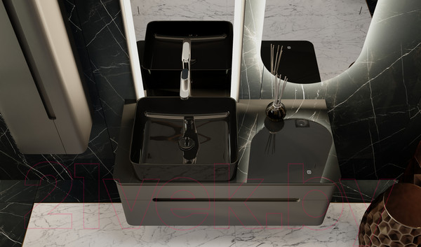 Изображение товара Тумба под умывальник Jorno Shine / Shi.01.100/P/A