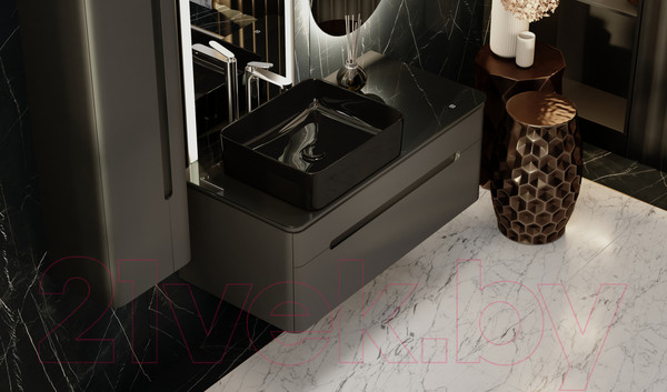 Изображение товара Тумба под умывальник Jorno Shine / Shi.01.100/P/A