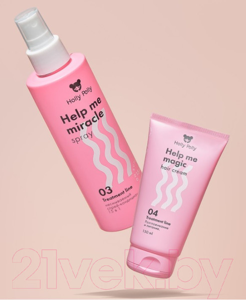 Изображение товара Спрей для волос Holly Polly Help Me Miracle Spray Несмываемый 15в1 (200мл)