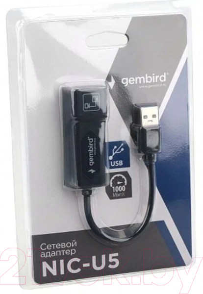 Изображение товара Сетевой адаптер Gembird NIC-U5