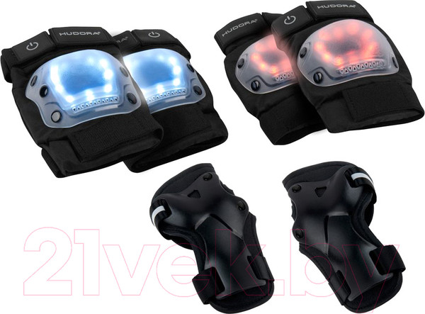 Изображение товара Комплект защиты Hudora Protektoren LED / 83011 (M)