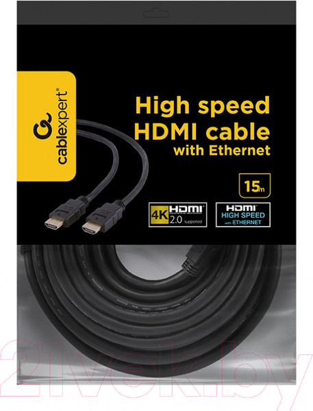 Изображение товара Кабель Gembird CC-HDMI4L-15M (15м, черный)