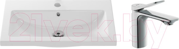 Изображение товара Умывальник со смесителем Cersanit Como 70 / S-UM-COM70/1-w + 63050