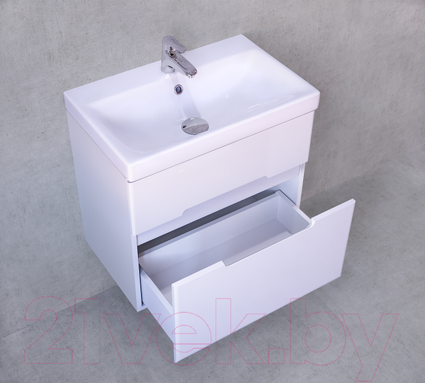 Изображение товара Тумба под умывальник Jorno Moduo Slim 50 / Mod.01.50/P/W