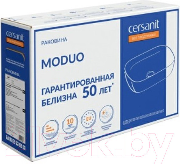 Изображение товара Умывальник со смесителем Cersanit Moduo 50 Square / 63570 + 63054