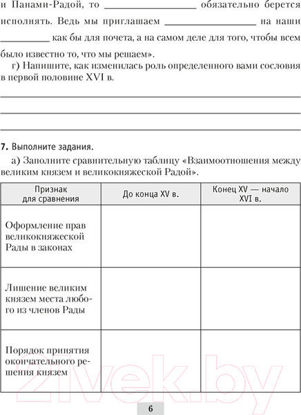 Изображение товара Рабочая тетрадь Аверсэв История Беларуси. 7 класс (Панов С.В.)